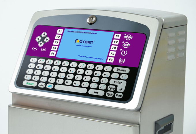 Impresora 1 del modelo de Industrial White Ink de la impresora de chorro de tinta de CYCJET BW3020/del código del lote