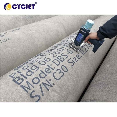 intelligent Large Character Inkjet Printer 82mm Handheld Pipe Printing Machine