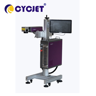 100W que cifra la caja de la medicina del marcador del laser de Flying Mopa Fiber de la impresora laser de Cycjet